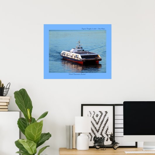 Poster "North Vancouver Seabus" (Bureau à domicile)