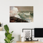 Poster Northeaster, 1895 Winslow Homer (Bureau à domicile)