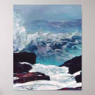 Poster Northeaster par Winslow Homer