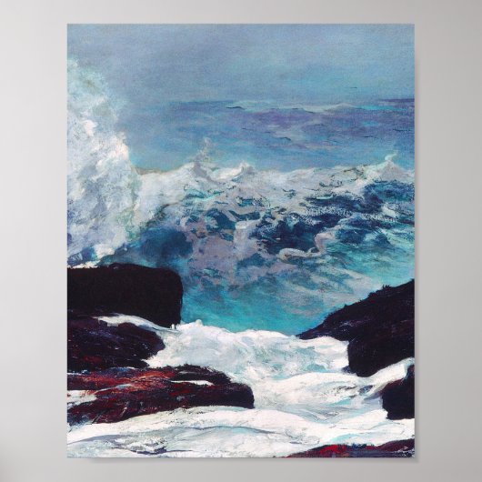 Poster Northeaster par Winslow Homer (Devant)