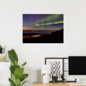Poster Northern Lights Danser devant Denali (Bureau à domicile)