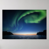 Poster Northern Lights in Norway (Devant)