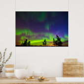 Poster Northern Lights | Manitoba Canada (Cuisine)