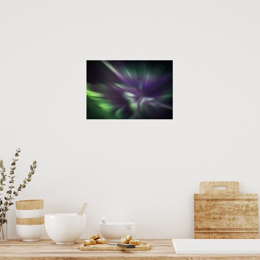 Poster Northern Lights Night sky (Cuisine)