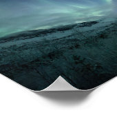 Poster Northern Lights North Norvège (Coin)