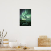 Poster Northern Lights Norvège (Cuisine)