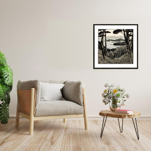 Poster Northland de la Nouvelle-Zélande - Imprimé en bloc
