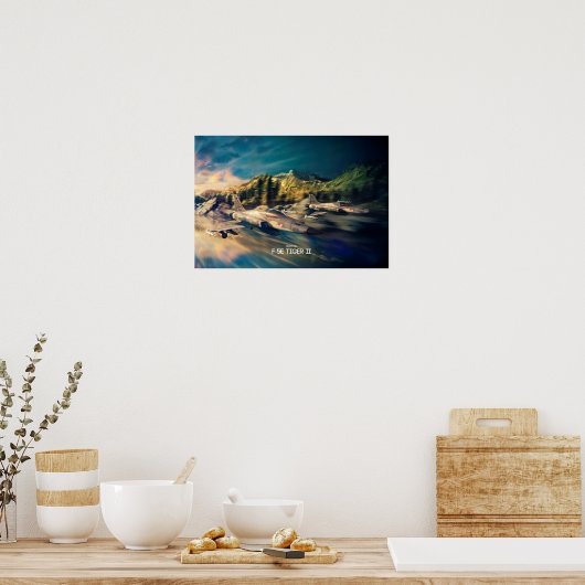 Poster Northrop F-5E Tiger II (Cuisine)