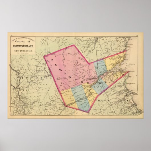 Poster Northumberland Co., NB (Devant)