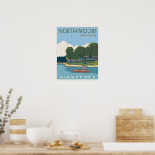 Poster Northwoods Pays Cabine (Cuisine)