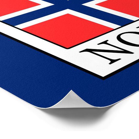 Poster Norvège (Coin)