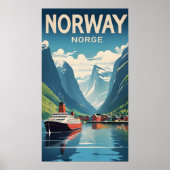 Poster Norvège (Devant)