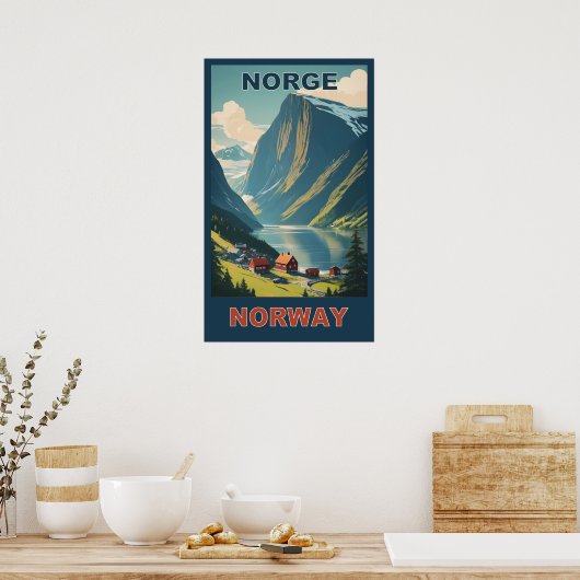 Poster Norvège (Cuisine)