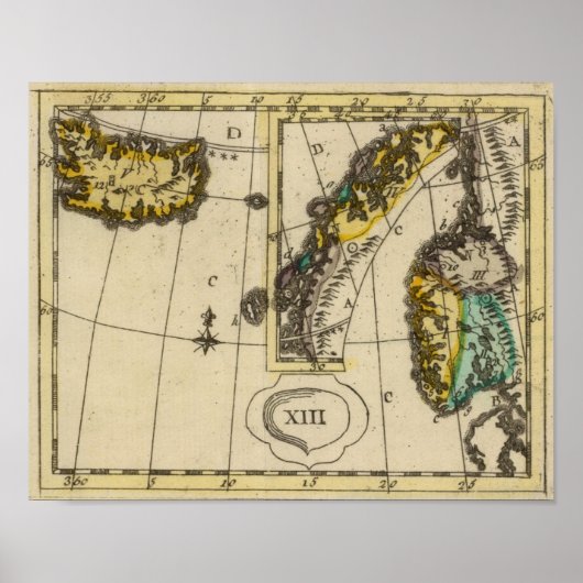 Poster Norvège (Devant)