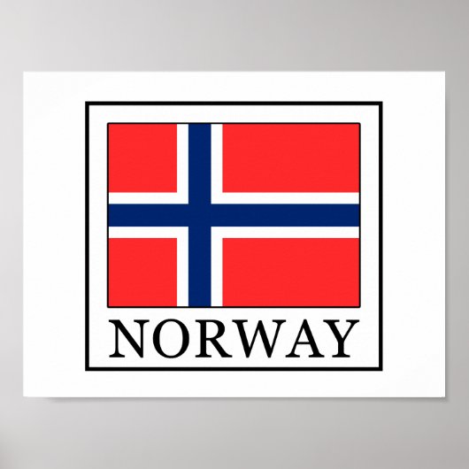 Poster Norvège (Devant)