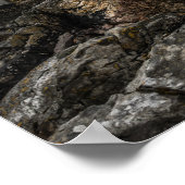 Poster Norvège Cabine des îles Lofoten (Coin)