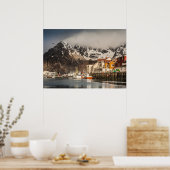 Poster Norvège Henningsvaer (Cuisine)