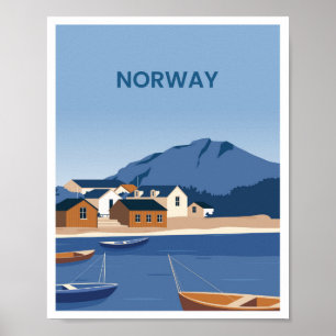 Poster Norvège Nordique