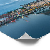 Poster Norvège Oslo (Coin)