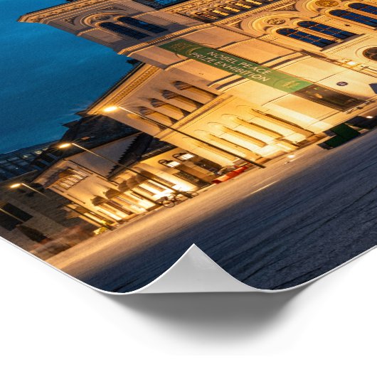 Poster Norvège Oslo (Coin)