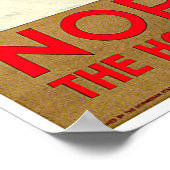 Poster Norvège - Pays d'origine des sports de ski (Coin)