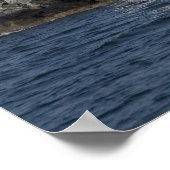 Poster Norvège, Stavanger. Vues le long de Lysefjord. (Coin)