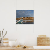 Poster Norvège, Svalbard, Île Spitsbergen, Cadre (Cuisine)