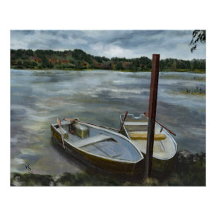 Poster Norvégien Lakeside