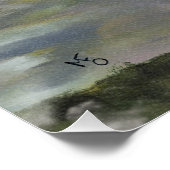 Poster Norvégien Lakeside (Coin)