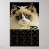 Poster Norwegian Forest Cat – 2026 Wall Calendar Design (Devant)