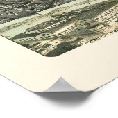 Poster Norwich CT Panoramic Map - 1876 (Coin)