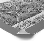 Poster Norwood, MA Carte Vintage 1882 (Coin)