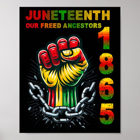 Poster Nos Ancêtres Africains Libérés, Junet1865 Est Fr (Devant)
