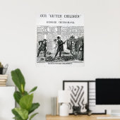 Poster Nos enfants Gutter, 1869 (Bureau à domicile)