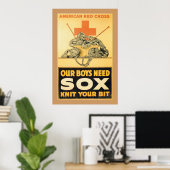 Poster Nos garçons ont besoin de Sox (Bureau à domicile)