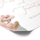 Poster Nos petites filles papillon rose Faveurs et les cu (Coin)