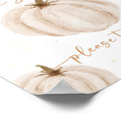 Poster Nos Petits Bébés Citrouilles Anniversaires Sont Do (Coin)