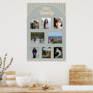 Poster Nos Photos de Famille Arche Grise