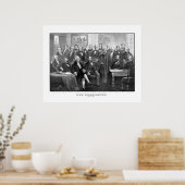 Poster Nos présidents 1789 - 1881 (Cuisine)