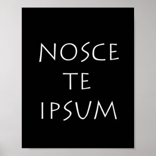 Poster Nosce et ipsum