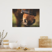 Poster Nose Cute Brown (Cuisine)