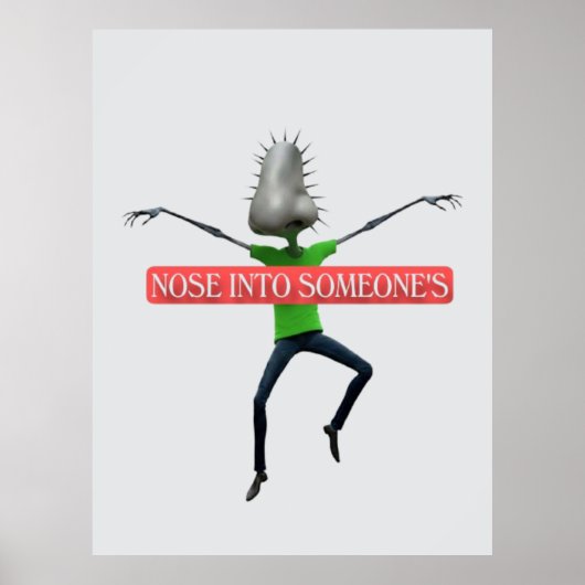 Poster Nosey business (Devant)