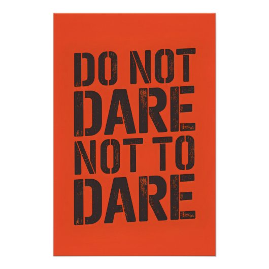 Poster N'osez pas ne pas oser (Devant)