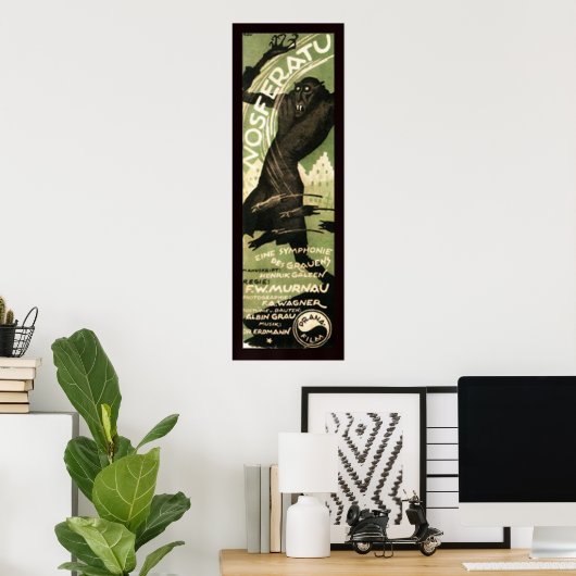 Poster Nosferatu 1922 (Bureau à domicile)
