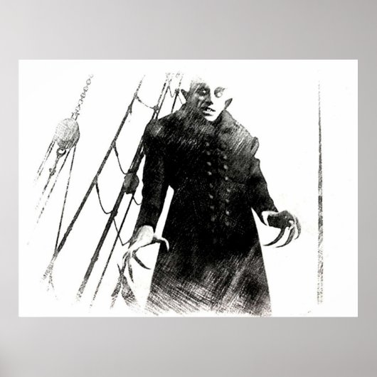 Poster Nosferatu Classic Monster Classic Style (Devant)