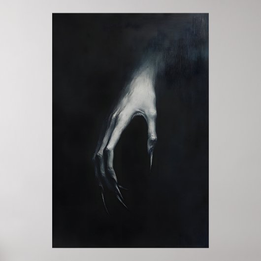 Poster Nosferatu Dracula Clawed Hand in Darkness, Gothic (Devant)