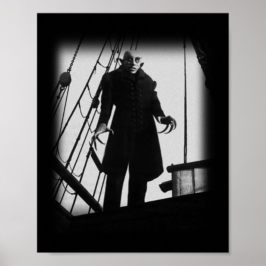 Poster Nosferatu Vampire Horreur Dracula Vlad Tepes Poste (Devant)