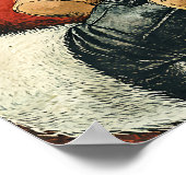 Poster Nostalgic Vintage Christmas Santa (Coin)