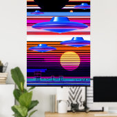 Poster Nostalgie des ovnis (Bureau à domicile)