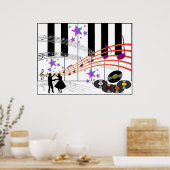 Poster Nostalgie du sock Hop (Cuisine)